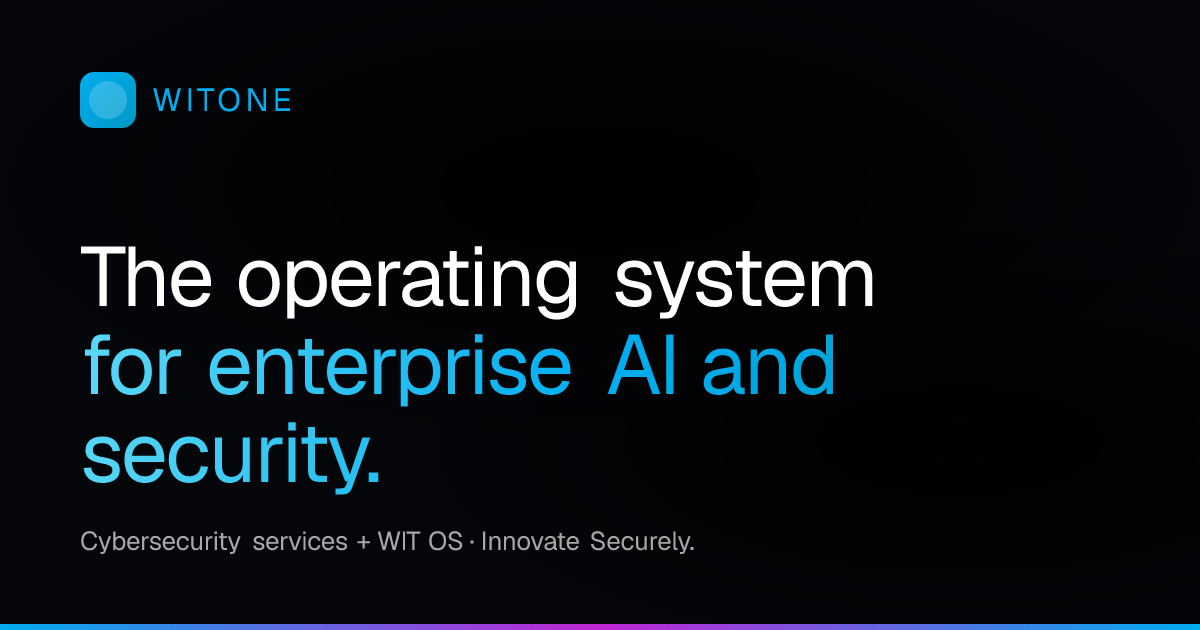 WIT OS — Enterprise AI Operating System · WIT ONE